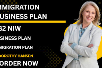 write USA immigration business plan for eb2 niw visa