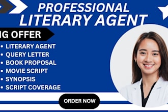 find literary agent, synopsis, script coverage for your movie script, screenplay