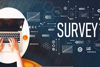 conduct your online survey with more than 300 respondents
