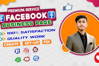 create facebook business pages and social media pages