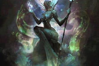 draw fantasy or dark creepy horror art