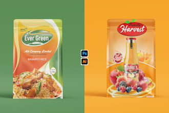 create restaurant branding or food packaging design