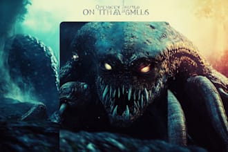 design unique book cover for your fantasy, sci fi, horror