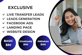 generate exclusive auto insurance or final expense live transfer warm live lead
