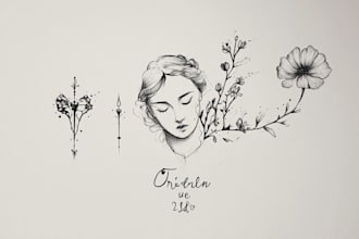 create your ideal minimalist or fine line tattoo design