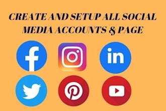do create and setup social media account