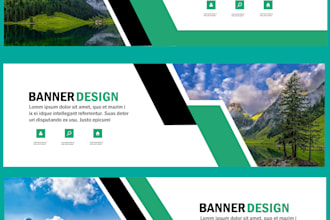 design awesome web header, shopify banner, hero image, and landing page