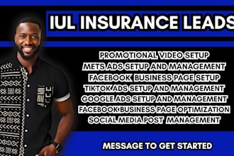 generate iul insurance leads with facebook ads,google ads,video ads