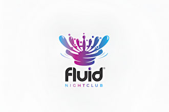 do unique modern minimalist logo design with copyright