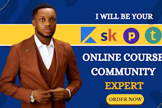 setup skool, kajabi website, mighty networks, circle so