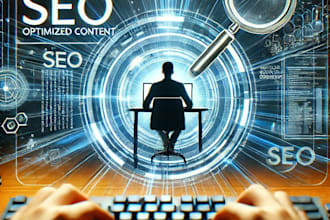 write SEO optimized blog posts, articles, and website content