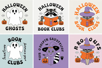 design trendy halloween tshirt and fall designs for etsy and pod