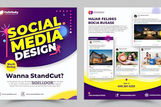 design 30 engaging social media posts, ad creatives for facebook, instagram