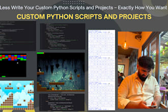 write custom python scripts or fix bugs in your code