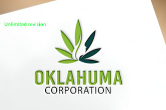 do awesome cannabis, marijuana and weed logo with unlimited revisions