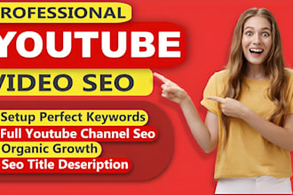 be your youtube SEO expert and grow your channel organically