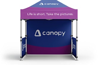 design tent, table cover, flag and canopy tent