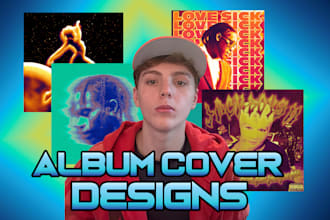 make an album cover art design