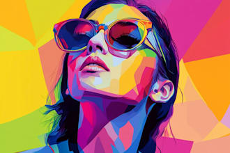 make a beautiful wpap pop art portrait
