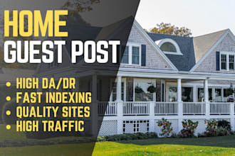 do home improvement guest post on high da blog