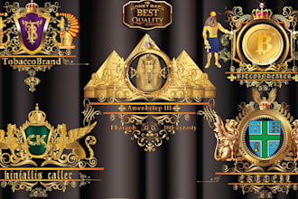 create family crest, logo, heraldic shield or coat of arms