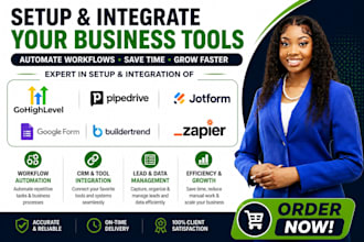 setup gohighlevel pipedrive jotform google form buildertrend zapier integration