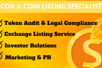 list your token coin market cape, and crypto token, coin listing