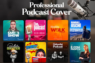design stunning artwork for your podcast cover art