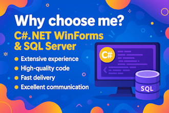 build a desktop application using c sharp, winforms,  wpf, dot net