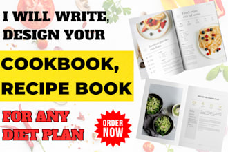 write your cookbook recipe book, cookbook design, cookbook formatting, cookbook