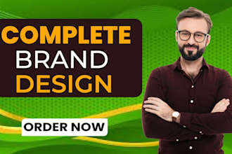 design minimalist logo and complete branding kit for you, brand style guide