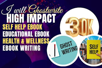 ghostwrite 30k high impact self help educational ebook writing for amazon kdp