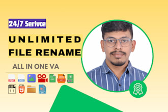 do unlimited rename for documents, PDF, images and more