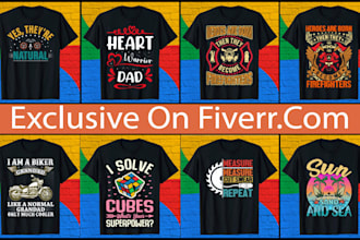 do trendy typography t shirts design