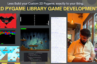 create 2d games with pygame library in python