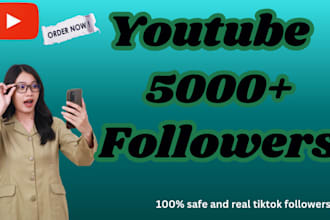 add 1000 active youtube followers organically not bot