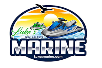 create exclusive and marvelous jet ski logo design