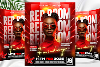 create exceptional party flyer, club or event flyer design