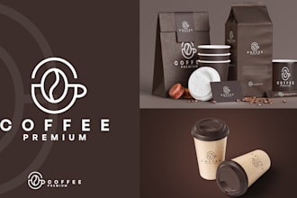design startup brand identity, brand kit with professional logo creation