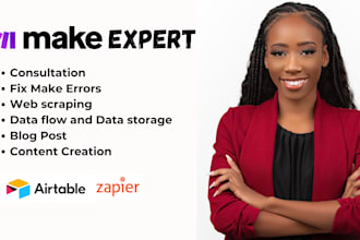 set up make com scenario made com integromat automation zapier API integration