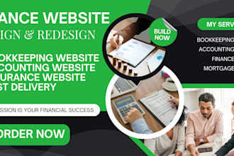 develop accounting and bookkeeping website, stock market and trading website
