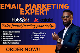 setup kajabi email automation kajabi landing page hubspot sales funnel