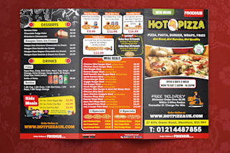 create perfect takeaway or dine in menu