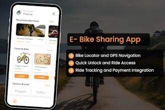 develop a custom e bike sharing app like lime, spin, bird, bolt, and tier