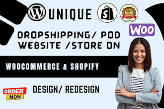 setup printful, printify dropshipping store on shopify and woocommerce