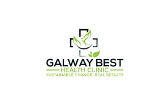 professional minimalist health clinic logo design for your brand
