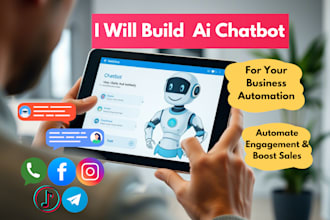 build a manychat chatbot for instagram, facebook,  tiktok, whatsapp