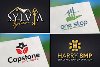 do modern minimalist luxury business logo design