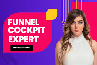 build funnel cockpit vsl funnel, landing page, appointment booking funnel