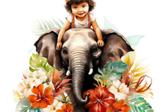 illustrate watercolor children book illustrations